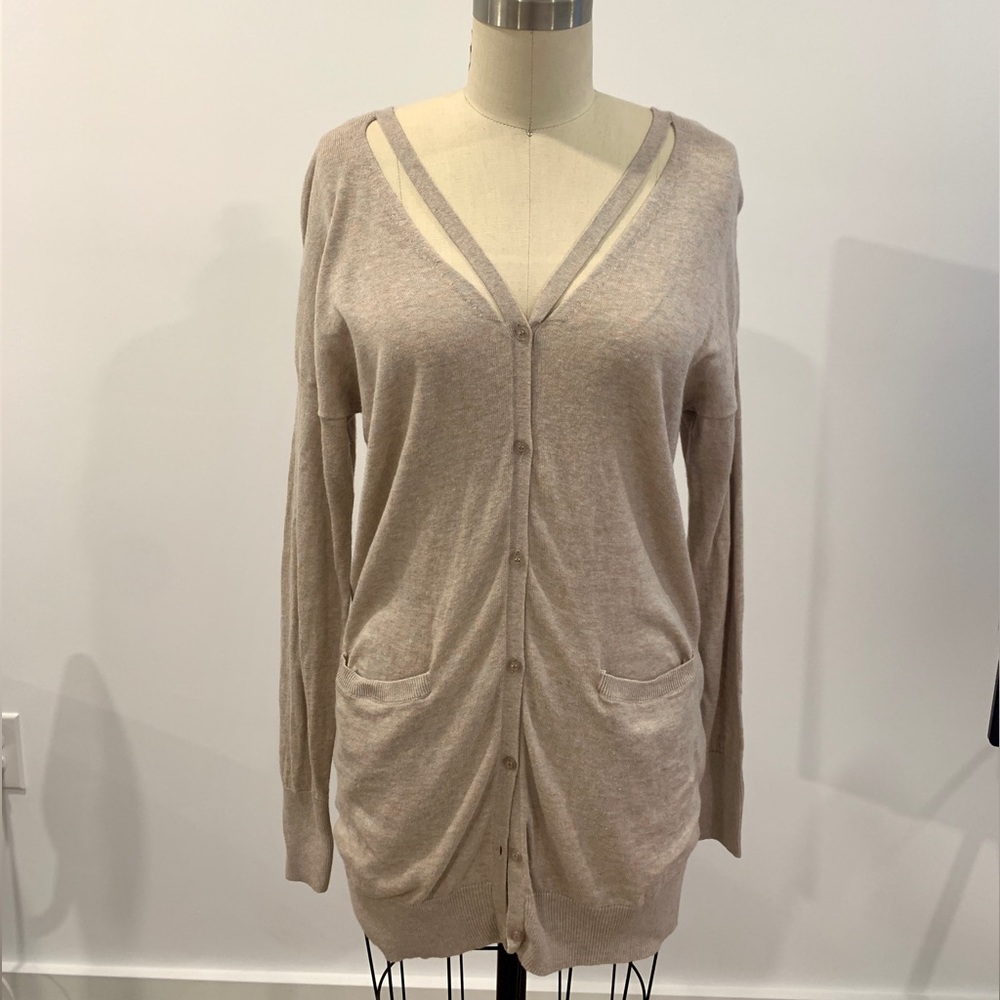 BCBGeneration cut out cardigan